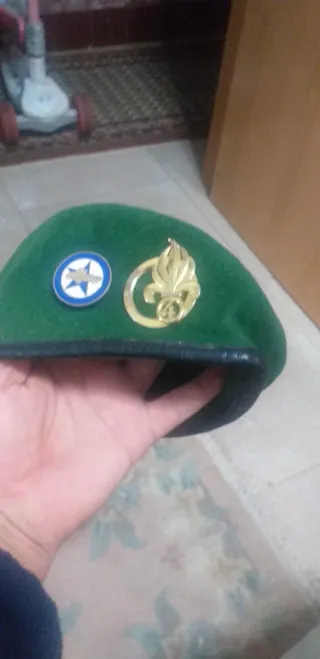 Boina verde militar Francia