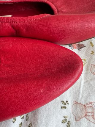 Bailarinas Uterque Piel Rojas