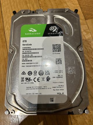 Disco Duro Seagate 8TB BarraCuda