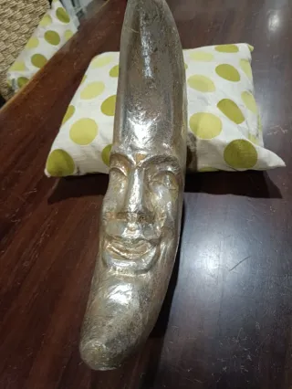 Luna Decorativa Cara Plateada