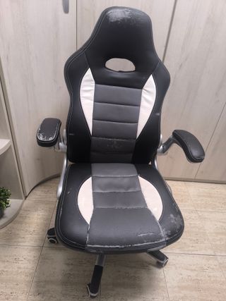 Silla de escritorio ergonómica brazos abatibles