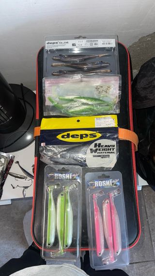 Pack señuelos pesca black bass/lucio