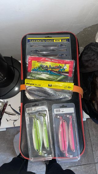 Pack señuelos pesca black bass/lucio