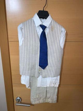 Traje comunión Tizzas Beige T. 10