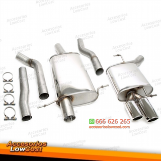 Sistema de acero inoxidable TA Technix 2x80mm ade