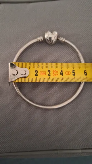 Pulseras Pandora Rígidas.Talla 17cm.