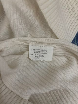 Abito in lana Mohair bianco