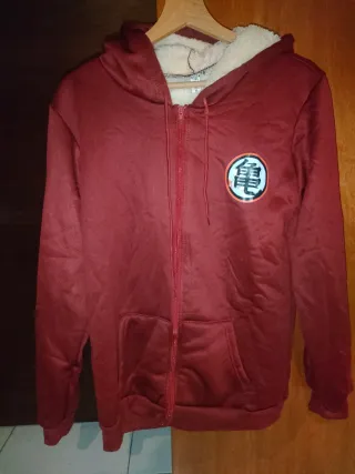 Chaqueta Dragon Ball Roja con Capucha
