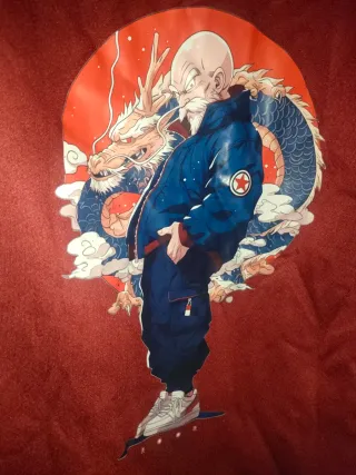 Chaqueta Dragon Ball Roja con Capucha