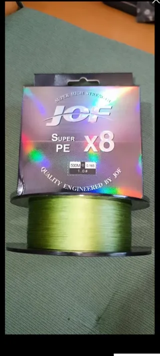 Hilo de Pesca JOF PE X8 500m 0.16,5