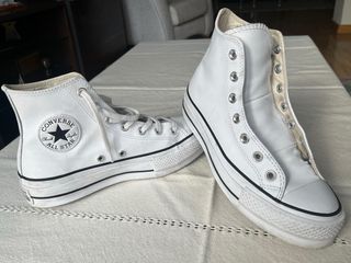 Converse Piel Blancas Talla 38