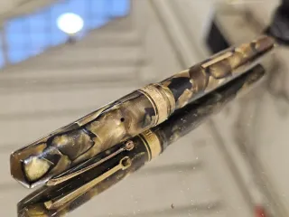 Omas Extra Penna Stilografica Celluloide Anni '30