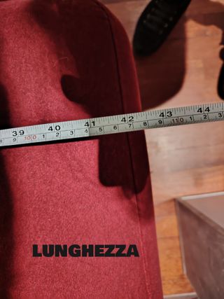 Pouf contenitore Poltrone Sofà rosso