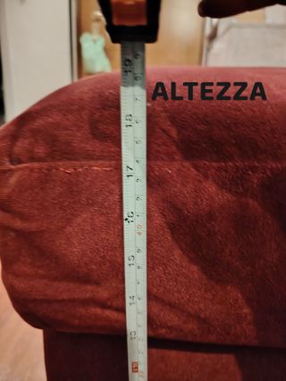 Pouf contenitore Poltrone Sofà rosso