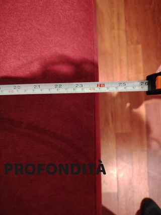 Pouf contenitore Poltrone Sofà rosso