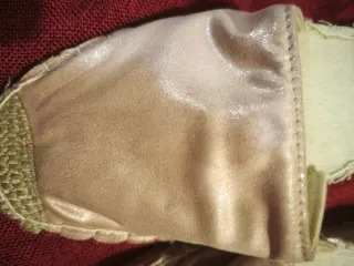 Alpargatas cuña rosa metalizado T40