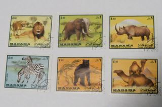 Serie Sellos Manama Animales