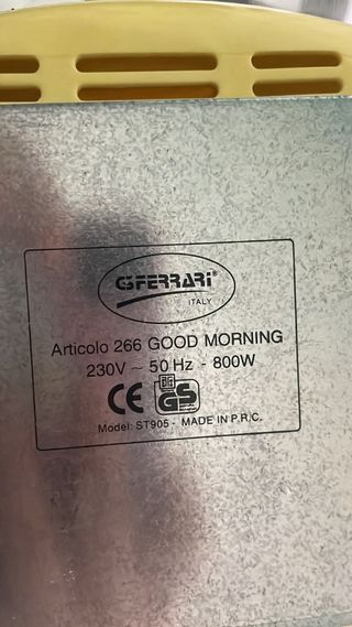 Tostapane Ferrari Giallo