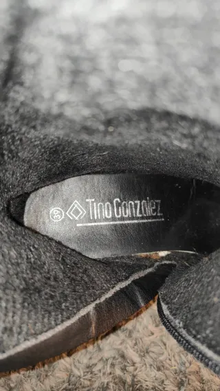 Botas ante negras tacón