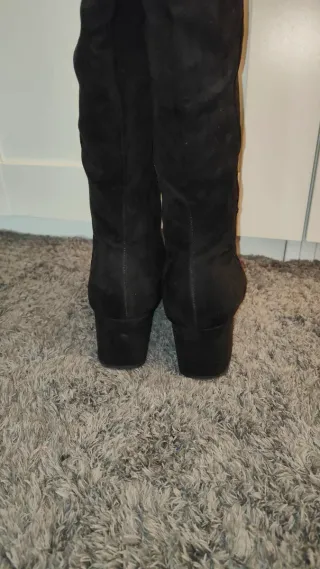 Botas ante negras tacón