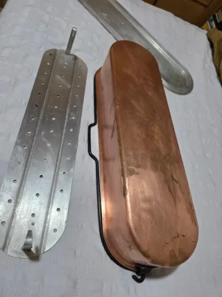 Hervidor Pescado Poissonnière Cobre Vintage Francé