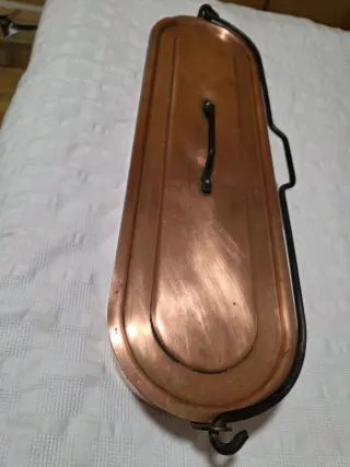 Hervidor Pescado Poissonnière Cobre Vintage Francé