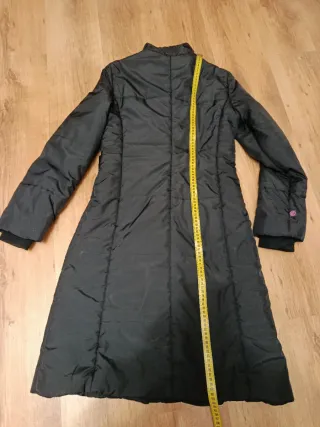 Abrigo acolchado Mango negro talla M