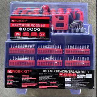 Juego de Destornilladores Magnéticos de 118 Piezas