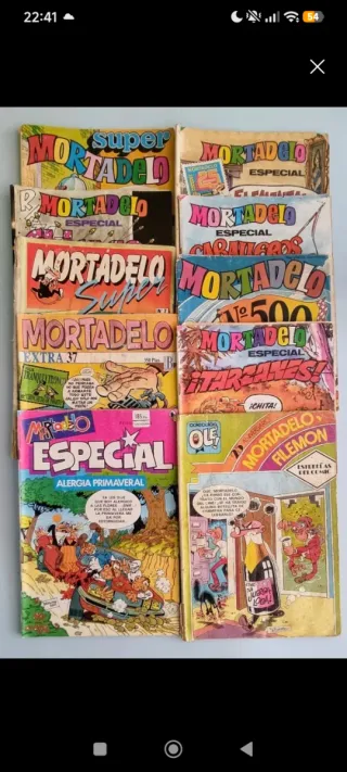 34 NÚM. MORTADELO Y FILEMÓN, ESPECIALES, EXTRAS