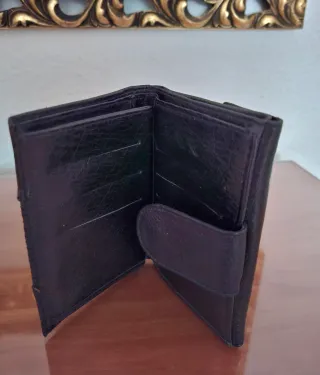 Cartera Billetera Monedero Negro