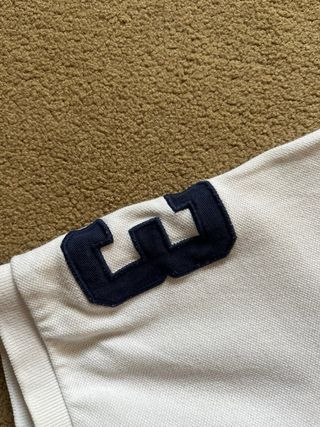 Polo Ralph Lauren Blanco Logo Azul Marino