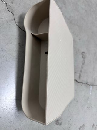 Organizador de asiento de coche beige