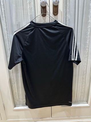 Camiseta Adidas 3 Rayas Negra