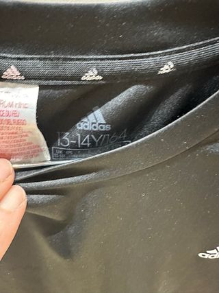 Camiseta Adidas 3 Rayas Negra