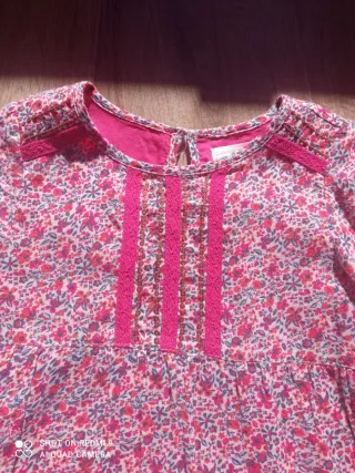 Vestido niña estampado floral