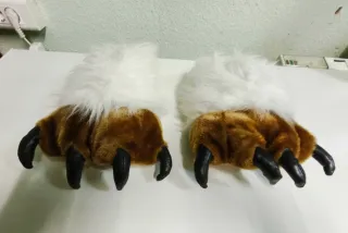 Zapatillas Pie Carnaval Peluche Garras