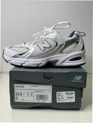 New Balance 530 Talla 38 Plata Marino