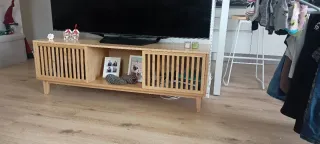 Mueble TV madera estilo nórdico