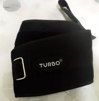 Faja Lumbar Turbo Velcro Negra