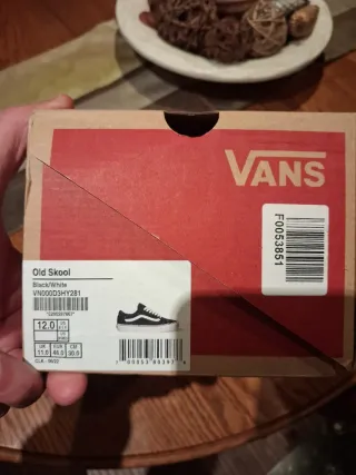 Zapatillas Vans Old Skool Negras Talla 46