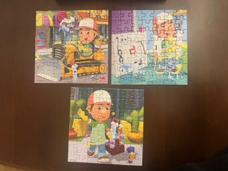 Puzzle Ravensburger Handy Manny 3x49