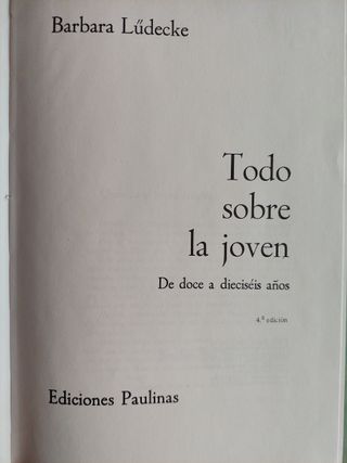 Libro: Todo sobre la Joven