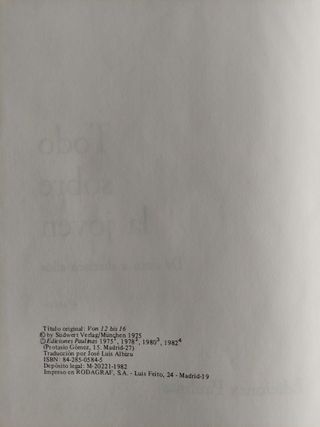 Libro: Todo sobre la Joven