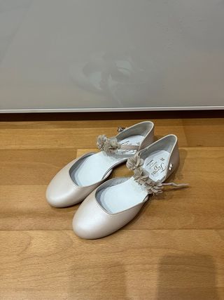 Bailarinas Beige/Rosa Talla 38