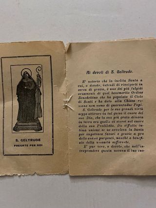 Libretto Novena S. Geltrude con Santino Napoli