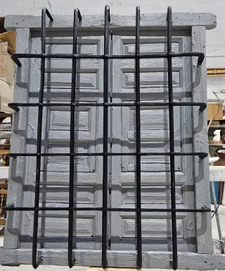 Ventana Antigua Madera Restaurada Decoración