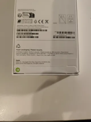 iPhone 17 512GB Negro Precintado