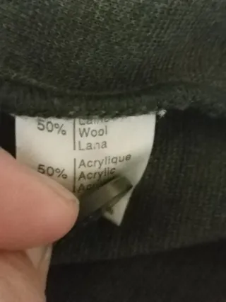 Chaqueta de punto Lacoste vintage verde oliva