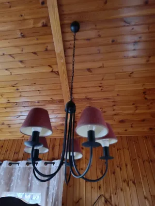 Lámpara de techo hierro forjado