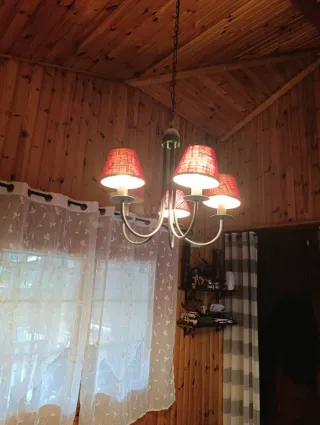 Lámpara de techo hierro forjado